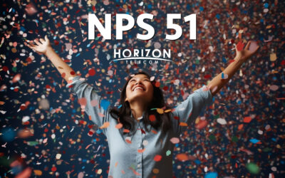 Indrukwekkend hoge NPS score van 51 voor de superieure klantbeleving van Horizon Telecom!